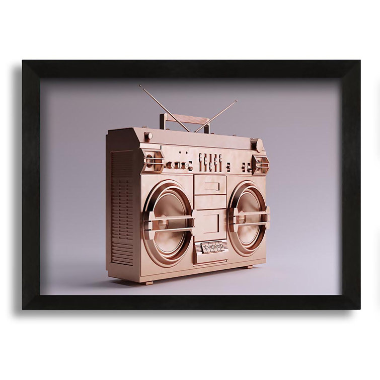 Brayden Studio Boombox Simple Single Picture Frame Photograph on